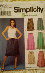 9265 SEMI FIT LO RISE SKIRT LENGTHS OVRSKIRT OR NOT PATTERN 6-12